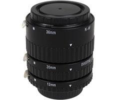 Kamera Express tussenringen set ECO 12/20/36mm voor Nikon FX DX