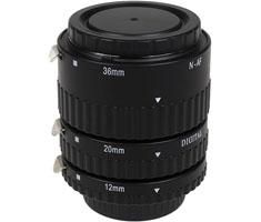 Kamera Express ECO 12/20/36mm tussenringen set voor Nikon FX DX