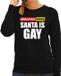 Bellatio Decorations Foute humor Kersttrui breaking news gay Kerst sweater zwart dames S