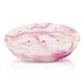 Ajuny Zeepbakje Hars Houder Antislip Zelfdrainerende Zeepbesparende Container Box voor Douche Bar Badkamer Keuken Wastafel Easy Clean - wit Roze