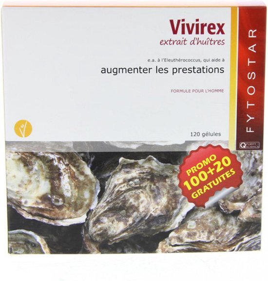 Fytostar Vivirex Oesterextract Capsules 120st