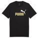 PUMA Essentials 2 Colour No. 1 Logo T-shirt pour Hommes, Noir, Taille XL