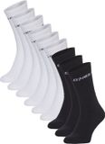 O'Neill Heren / Dames Sportsokken 9-Pack Wit/Zwart - Maat 43-46