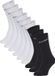 O'Neill Heren / Dames Sportsokken 9-Pack Wit/Zwart - Maat 43-46