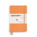 LEUCHTTURM1917 370805 maandplanner & notitieboek 2025, paperback B6+ softcover - 16 maanden, gelinieerd - abrikoos, Engels