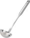 Fissler Essentiale/roestvrijstalen sauslepel (33,5 cm) sauciere, pollepel, soeplepel, met ophangoog, vaatwasmachinebestendig
