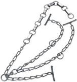 Kerbl Koeienketting met platte gl. verzinkt dubbel 7 mm
