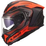 LS2 FF817 Challenger II Dravix Helm - Zwart/Rood - Maat XXL