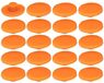cyclingcolors 20 x Oranje Schroefafdekkingen 4 x 2.7 x 11.8 mm
