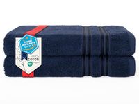 Hammetex Badhanddoeken 2-delige Set 70x140 cm, 100% Katoen Badstof
