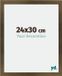 Your Decoration - Cadre photo 24x30 cm - MDF - Décor bronze - Mura