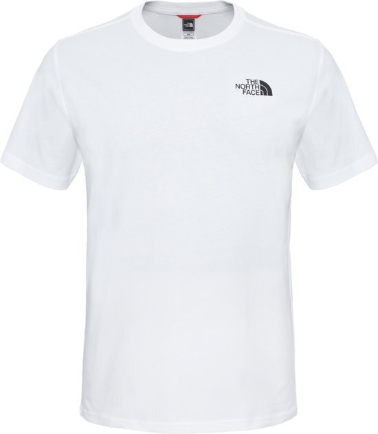 The North Face S/S Simple Dome Tee Eu Shirt Heren - Tnf White