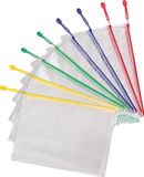 Tarifold Technic Tarifold opbergtas met rits ft A4 pak van 8 stuks in geassorteerde kleuren