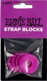 Ernie Ball Strap Blocks (4 stuks) paars