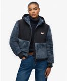 Superdry Super Soft Hybrid Damesjack Zwart S