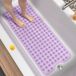 Merkloos / Sans marque BeiJingLiangPinJiaZuoKeJiWenHuaFaZhanYouXianGongSi Badmat - 100 x 40 cm (Rechthoekig) - Antislip - Helder Paars