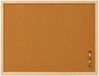 Glorex Hobby Prikbord wand - 60 x 40 cm - Kurk - Houten frame - Inclusief punaises