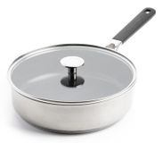 KitchenAid Classic Stainless Steel Sautepan 26cm - 3.6L - Roestvrijstaal - Met glazen deksel