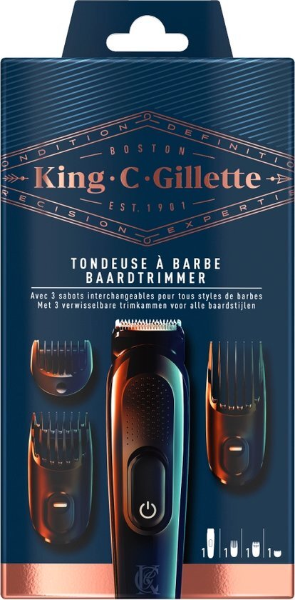 Gillette King C Draadloze Baardtrimmer