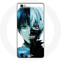 Maniacase Hoesje voor Huawei P8 Tokio Ghoul Gezicht Half