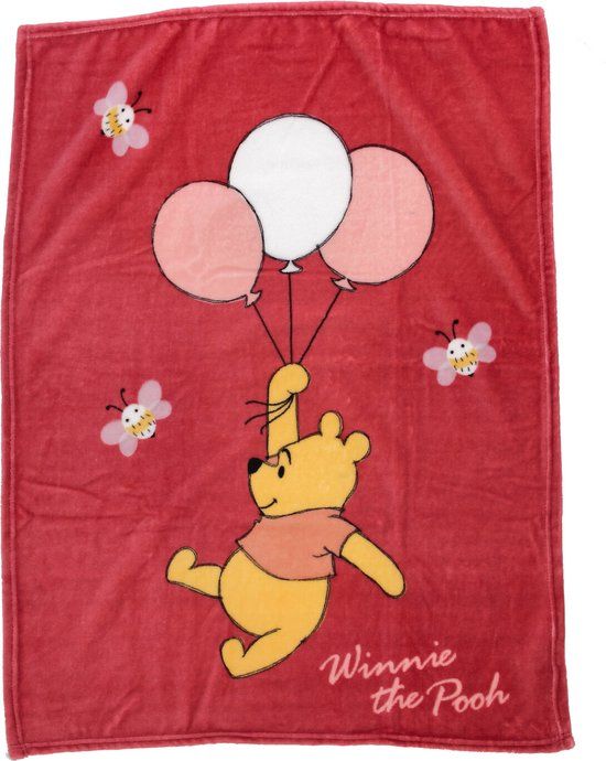 4KidsOnly Winnie the Pooh Baby Coral-Fleece Deken Multi Colour 75x100 cm