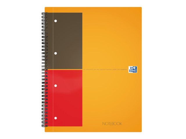 Oxford Spiraalblok International Notebook A4 gelinieerd