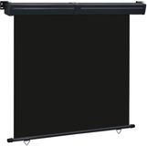 vidaXL Balkonscherm 175x250 cm zwart