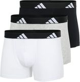 Adidas Sportswear ActiveFlex Cotton Heren Onderbroek 3-Pack Zwart/Grijs/Wit L