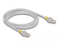 DeLOCK 80120 netwerkkabel Grijs 3 m Cat6a S/FTP