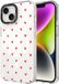 HappyCase Joy Hoesje | Geschikt voor Apple iPhone 14 / 13 | Compatibel met MagSafe | Back Cover | Hartjes Rood | Love Hearts Print