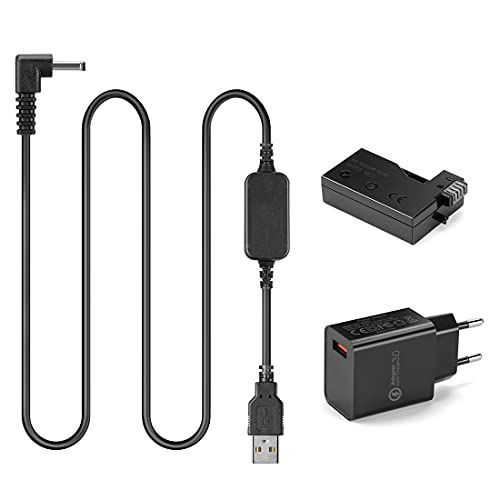 Raeisusp USB 5V DC 8.4V aandrijfkabel ACK-E8 mobiele voeding + DR-E8 LP-E8 LP E8 dummy batterij DC Grip + 5V 3AMP adapter kit voor Canon EOS 550D 600D 650D 700D T4i X6i