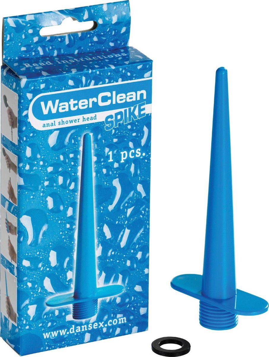 Dansex WaterClean Shower Head Spike blue - 5707340000312