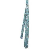 Fun & Lifestyle Fun Stropdas Pimmel-Krawatte blauw-grijs