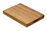 Premier Housewares bamboe hakplank met handgrepen, naturel, 28x40x4