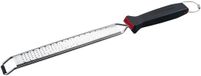 FM Professional Rasp voor lange grove rasp met beschermkap 42 cm RVS Zwart