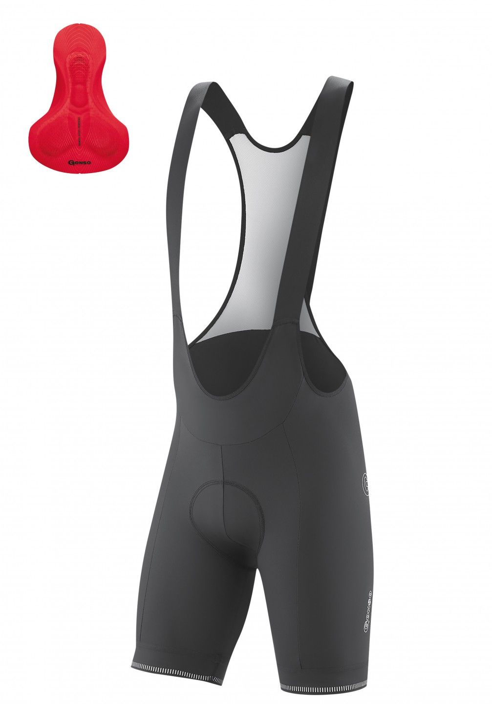 Gonso Sitivo Bib Shorts - G16160L-9014-3XL-MAAT