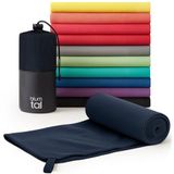 Blumtal Sporthanddoek - Microvezel - 140 x 70cm - Donker oceaanblauw