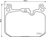 BREMBO Remblokkenset P 06 097