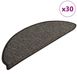 vidaXL Trapmatten zelfklevend Sisal-Look 30 st 65x21x4 cm antraciet