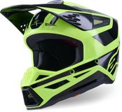 Alpinestars S-M3 Heat Geel Zwart Crosshelm - Helm