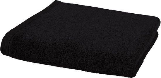 Aquanova London Badlaken - 70x130cm - Zwart - Egyptisch katoen - 600 g/m2