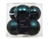 Decoris Kerstballen glas silver inside shiny matt mix IV