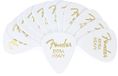 Fender Classic Celluloid, wit, 351 vorm, extra zwaar, 12 stuks