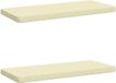 vidaXL - 2-delige - Bankkussens - VUGHT - 2 - st - 100% - Polyester - Crèmekleurig