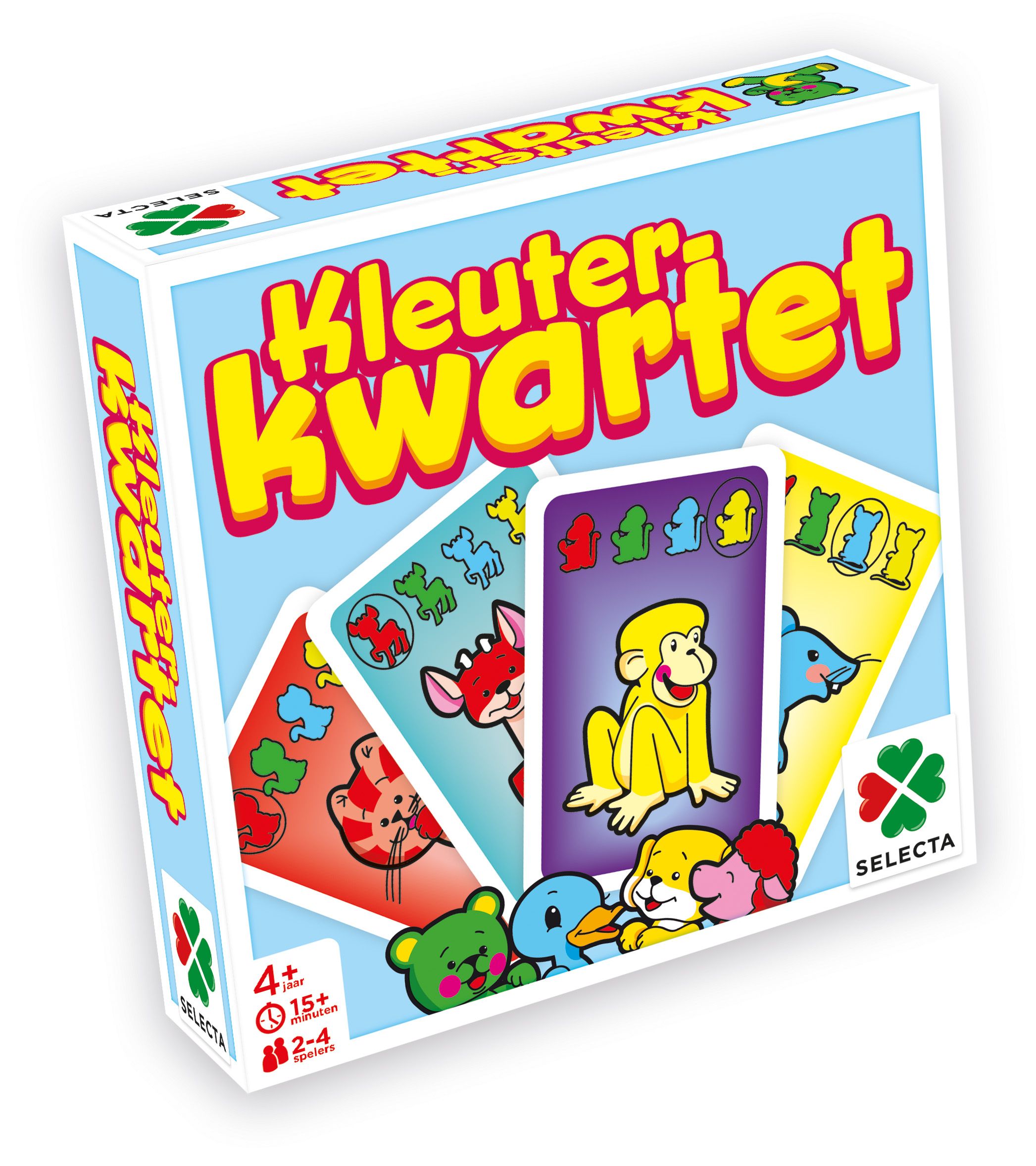 Selecta Kleuter Kwartet - Card Game - Trivia - 4+ Years