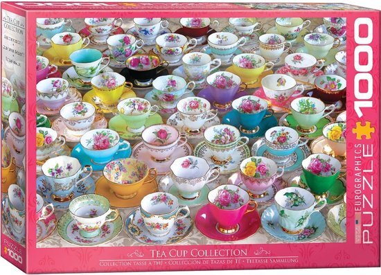 Eurographics Tea Cups Collection Puzzel (1000 stukjes)