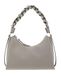 COCCINELLE Leren schoudertas Boheme Grana Double Shoulder Bag Eucalipto / Fango groengrijs
