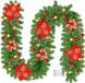 Unyqoos® Künstlicher Weihnachtsbaum 270 cm mit integrierter LED-Beleuchtung