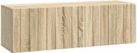 vidaXL Wandmontage TV-kast 98 x 31 x 30 cm Sonoma Eiken Bewerkt hout
