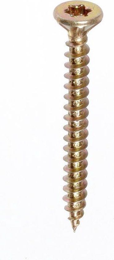 Intergard Spaanplaatschroeven geelverzinkt TORX 5.0x50mm
